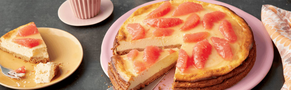 Grapefruit-Käsekuchen