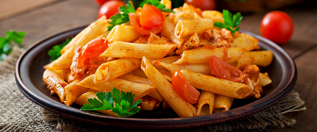 Penne mit Tomate